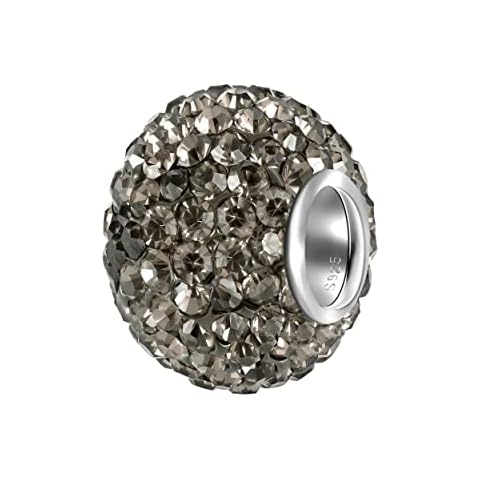 Colgante de Cristal Brillante Diamante Negro Cover