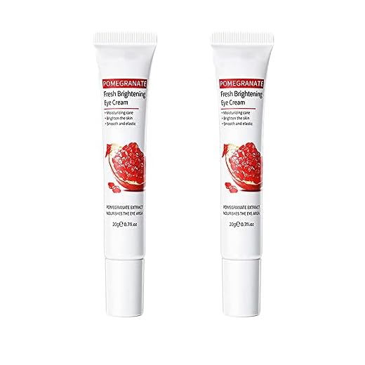 20g Rote Granatapfel Augencreme,Rote Granatapfel Anti Schwellungen Augencreme entfernen dunkle Augenringe Anti-Falten-Aging Feuchtigkeitspflege für die Augen (2Stück)