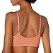 Calvin Klein Women's Invisibles Comfort Seamless Adjustable Skinny Strap Bralette Bra, Light Chestnut, Small