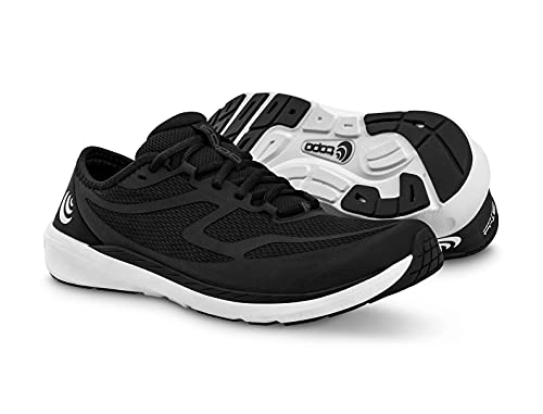 Topo Athletic Men's St-4 Comfortable Cushioned Durable 0Mm Drop Road Running Shoes, Athletic Shoes For Road Running, Black/White, Size 11.5 #TOP4