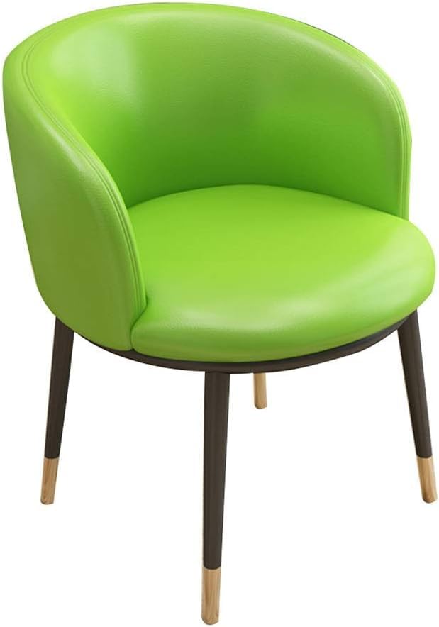 Chaise de salle à manger pour le salon, repas chaleureux en cuir