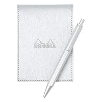 【纏め売】ロディアノートNo.11　80冊セット+ロディアボールペン付2本 Amazon.co.jp: ロディア メタリックPUレザー ボールペン スクリプト