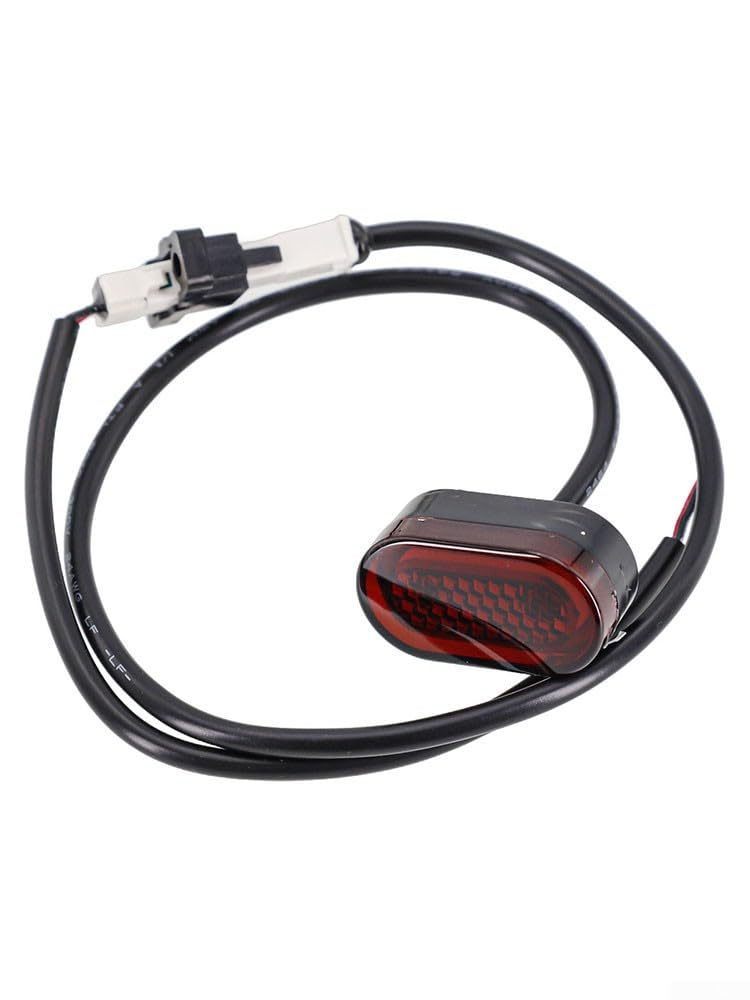 Kit de luz de freno trasera y hebilla de cable de batería para scooter eléctrico Xiaomi Pro, montaje de luz trasera de repuesto con línea de alimentación de 18 cm, B