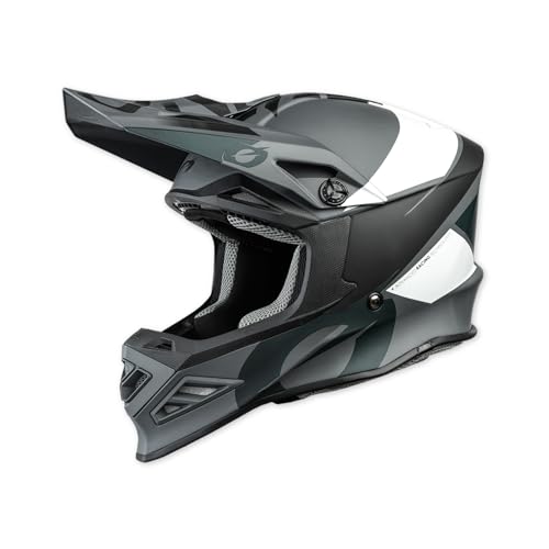 Produktfoto von O'NEAL F-SRS Helmet Glitch Motocross Helm I Leichter MX Enduro Helm mit Fieberglas Außenschale I Crosshelm mit Coolmax&hellip;