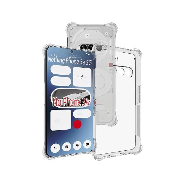 Image of Compatible for [ Nothing Phone (3a) ] Bumper Back Case Cover for [ Nothing Phone (3a) ] - Transparent