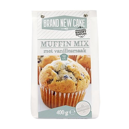 BrandNewCake® Mezcla para Muffins Sin Gluten 400g - Fácil de Preparar y Deliciosa