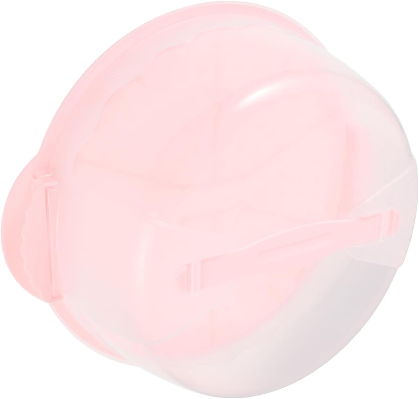 CHILDWEET Reusable 8-inch Pink Cake Carrier with Handle Portable round Cake Box for Birthday Sealing Fresh-keeping Packaging Holder for Outdoor and Travel Use