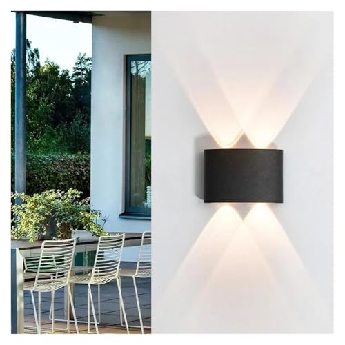 Aplique de pared LED impermeable 4W exterior e interior luz calida CA 86-265V para escalera 3