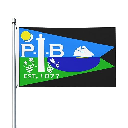 Bandera de balcón Estampadas Put-in-Bay Ohio para ambientar eventos 2