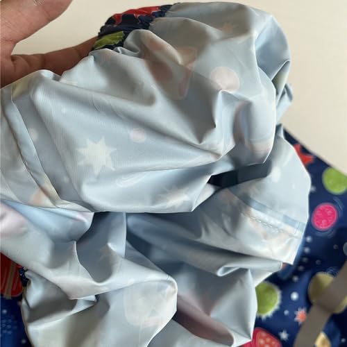 Toddlers Boys Girl Rain Pants Waterproof Dirty Proof Trousers Kids Rain Poncho Hood Rainwear Jacket Coat 1-12Years3