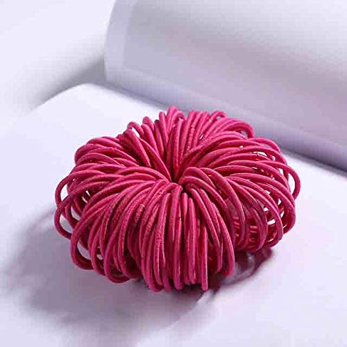Generisch - Kit d'équipement de paintball pour hommes et filles - 100 pièces de 3 cm en nylon - Ruban adhésif - Corde à cheveux - Bijou de couleur - Bandeau de fitness (taille unique)