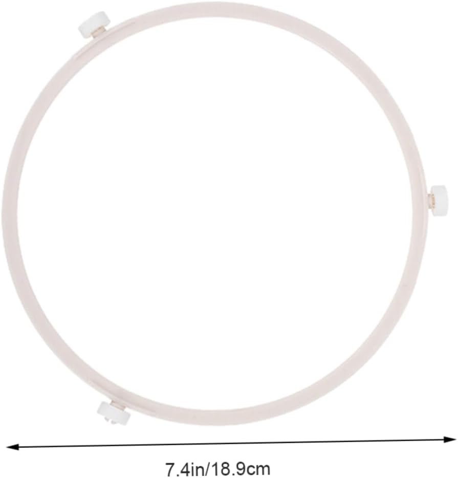 2pcs Replacement Microwave Turntable Ring 18.9cm Plastic Support