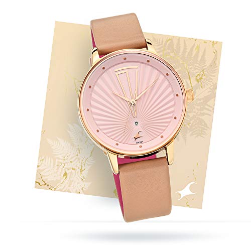 Fastrack Ruffles Collection Analog Pink Dial Women’s Watch-6206WL02/NR6206WL02