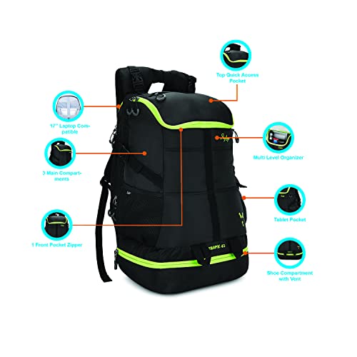 Image of Skybags Eskape 45L Weekender Black - Backpack
