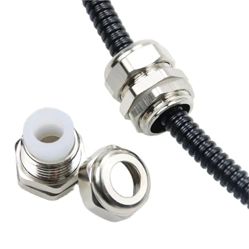 Prensaestopas de latón para evitar tirones en cables de lámparas M8 4