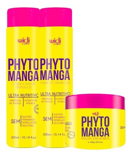 Kit Widi Care Phyto Manga Shampoo Condicionador Mascara