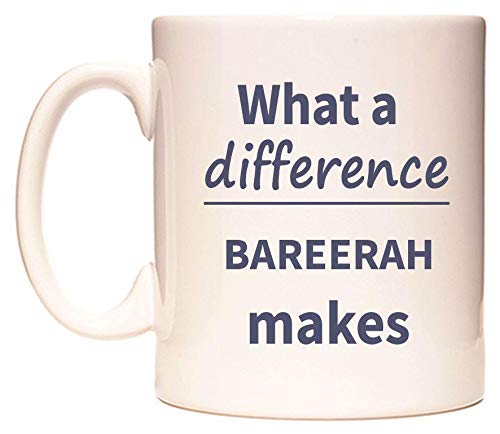 WeDoMugs What a Difference BAREERAH Makes Ceramic 11oz Coffee Mug