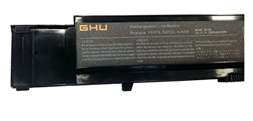Ghu New Battery 58 Wh Replacement For Y5Xf9 7Fj92 4Jk6R 04D3C 312-0997 312-0998 Compatible For Vostro 3400 3500 And 3700 004D3C 004Gn0G 04Gn0G 04Jk6R 07Fj92 0Txwrr Cydwv Txwrr Ty3P4 5200 Mah #TOP2