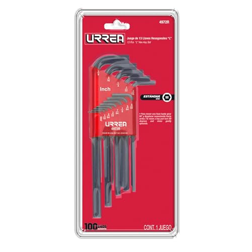 Urrea Hex Key Set - 13-piece (0.05