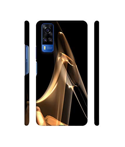 Image of Gold Smoke Design 3D Printed Hard Back Case Cover for Vivo Y51A / Y31 (2021)