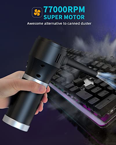 image for Xasla 15000mAh Electric Air Duster & Vacuum 2 in 1, Dust Blower for Co