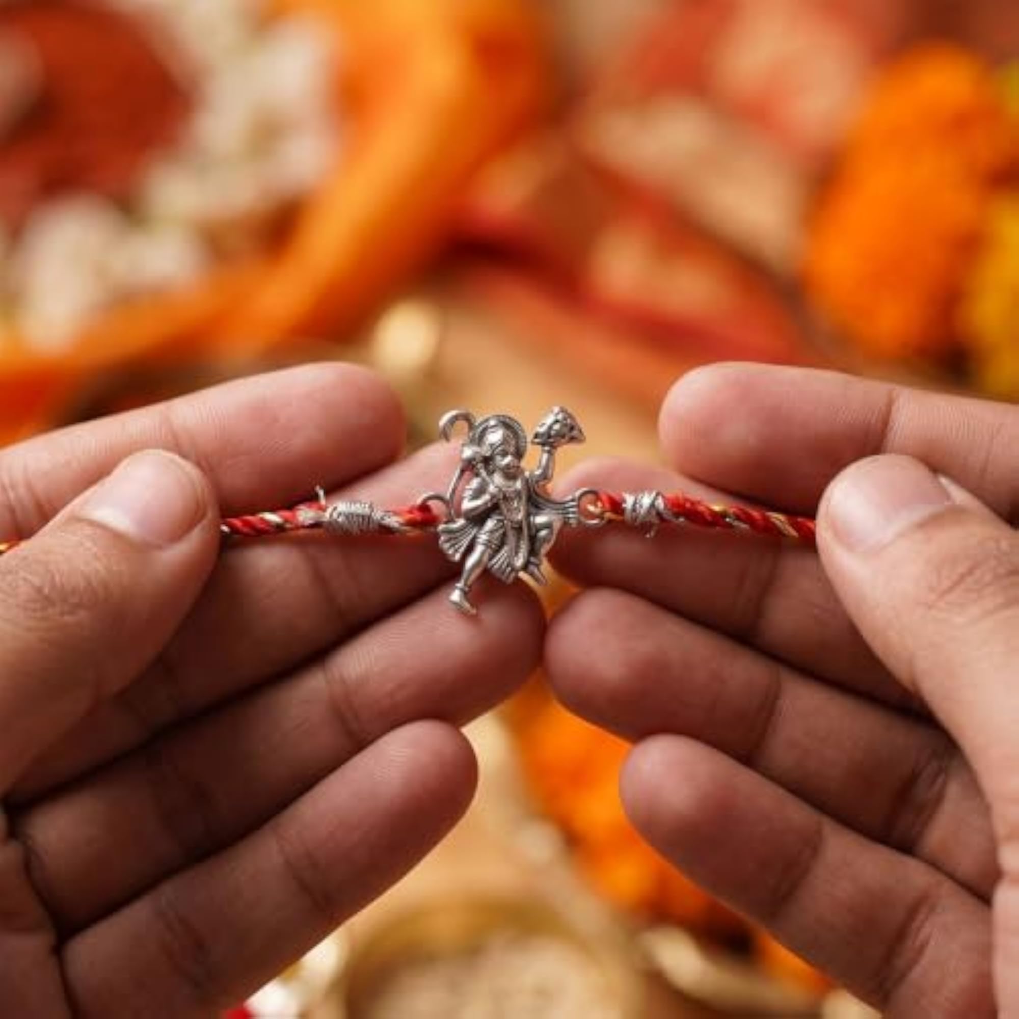 925 Silver Hanuman Ji Rakhi, Raksha Bandhan Gift