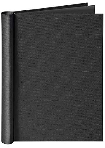 VELOFLEX 4944380 Velocolor - Sujeta-sujeción, tamaño A4, con estructura de lino, capacidad máx. 150 hojas, negro, 1 pieza