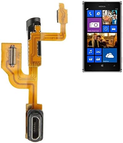 HAWEEL Flex Cable Replacement Parts, Tail Connector Charger Earphone Flex Cable for Nokia 925