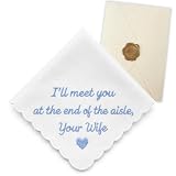 Lamyba Groom Gifts from Bride – Something Blue Gift for Groom, Wedding Gifts for Groom Embroidered...