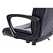 Realspace® Rezzi Vegan Leather Mid-Back Manager Office Chair, Black