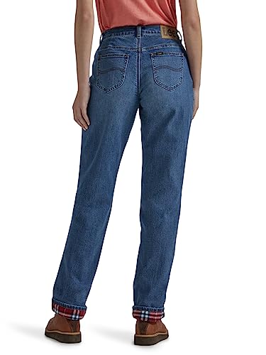 Image of Lee Women's Petite Relaxed Fit Straight Leg Jean