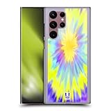 Head Case Designs Rush Tie Dyed S2 Hard Back Case Compatible with Samsung Galaxy S22 Ultra 5G
