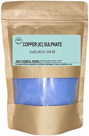 Ases Copper Sulphate Neela Thotha Extra Pure Laboratory Grade (500 gm, Blue)