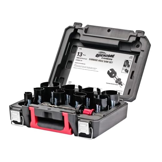 Disston Blu MOL Xtreme QuickCore TCT Hole Saw 13 pc Set (E0100198)