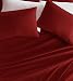 ienjoy Home Hotel Collection Luxury Soft Brushed Bed Sheet Set, Hypoallergenic, Deep Pocket, King, Burgundy