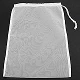 100 Mesh Food Grade Wine Filter Bag Reusable Home Brew Beer Making Extra Fine Extraction Sack Best for Straining Food Nut Milk Brewing Needs(28x45cm)