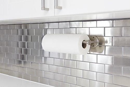 Paper Towel Holder Wall Mount - Under Cabinet Paper Towel Holders - Anti-Rust, Mounts On Wall Or Cabinet, Vertically Or Horizontally, Durable, Premium Elegant Design- Quick And Easy Installation #TOP7