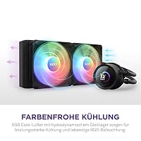 NZXT Kraken Serie – AIO CPU-Flüssigkeitskühler – Anpassbares LCD-Display – Hochleistungs-Lüfter – Kompatibel mit Intel® & AMD® Sockel – 240 RGB – Schwarz – Ansicht 5