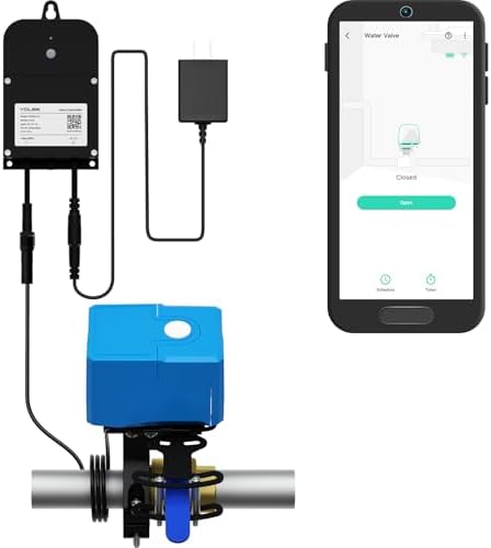 YoLink Smart Water Valve Controller 2, with Bulldog Water Valve Manipulator, Easy No-Plumber DIY Installation, Remote Control, Compatible with Alexa/Google Assistant, IFTTT - YoLink Hub Required