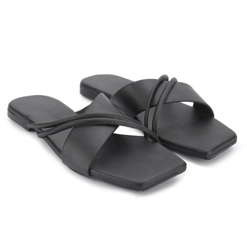 Women Stylish Flats Fashion Sandal For Party & Wedding/Casual Flat Sandals For Women's & Girls-image-1