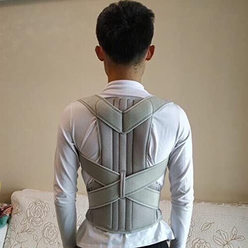 Barre en alliage correcteur de posture réglable structure renforcée gris M