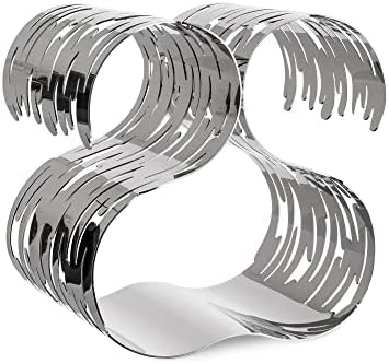 Alessi BM03 Bark Bottle Rack 18/10 Stainless Steel Mirror Polished, Silver, 19 x 15 x 19 cm
