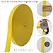 40 Yards Herringbone Twill Tape for Sewing,Pet Collar,Gift Wrapping Home Deco Cotton Webbing Straps-Natural Bias Binding Tape for Handles, Crafting & DIY Projects (Yellow, 5/8 INCH 15mm)