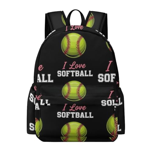 Sac à dos ordinateur style universitaire softball pour les trajets quotidiens des étudiants