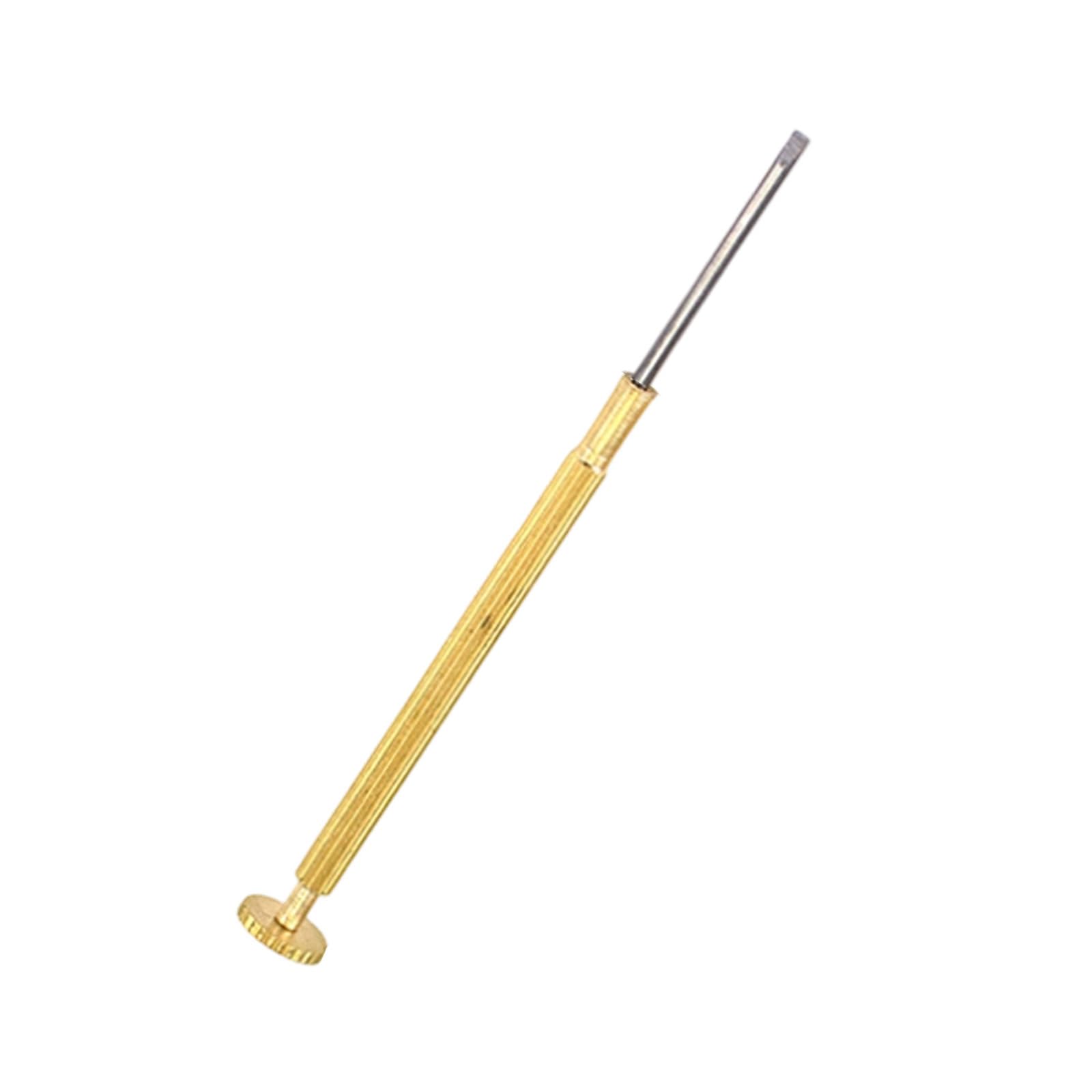 Sturdy Copper Alloy Watchmaker Screwdrivers with Ergonomic Grip Fine Craftsmanship for Optical and Timepiece Multifunctional Tiny Screwdriver for Small Devices