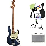 Bacchus BJB-1-RSM/M ベース 初心者12点セット 【島村楽器で一番売れてるベースアンプ付】 DLPB ジャズベースタイプ ローステッドメイプルネック バッカス