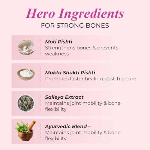 Image of NUTRELA Bone Health Natural Calcium Supplement for Men & Women | Supports Bone Density, Joint Health, and Muscle Strength | Pack of 2