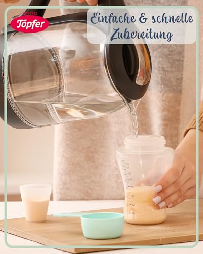 Töpfer Hydrolysierte Anfangsnahrung Pre - 3 x 600g Milchpulver - Babynahrung zum Zufüttern - Mit aufgespaltenem Eiweiß