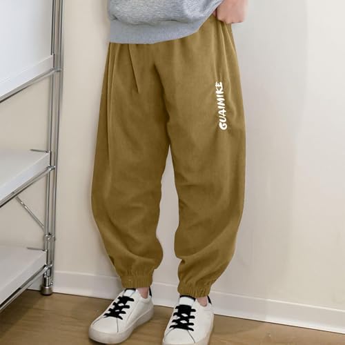 Sweatpants for Boys Casual Elastic Waist Hiking Joggers Baggy Comfy Lounge Athletic Cotton Sweat Pants with Pockets2