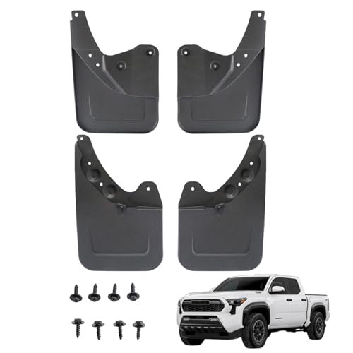 RMOURTEKK Mud Flaps 2025 2024 Toyota Tacoma Without Fender